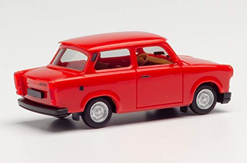 herpa 027342-003, indianred in Miniatur zum Basteln Sammeln und als Geschenk beim Original seltenen Farbgebung Indian-Rot Wird der Trabant 1.1 als Limousine neu produziert von herpa