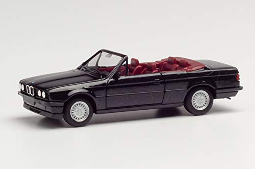 herpa 030595-002 BMW 325i Cabrio, blacksaphir metallic in Miniatur zum Basteln Sammeln und als Geschenk von herpa