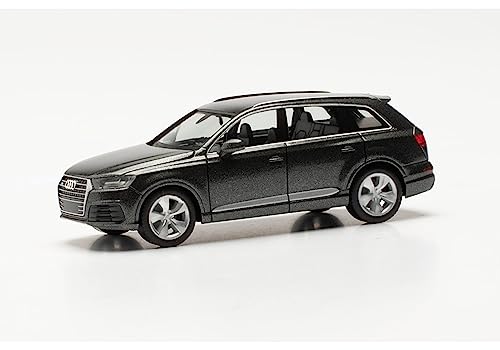 herpa 038447-004 Audi Modellauto Q7, Miniatur im Maßstab 1:87, Sammlerstück, Made in Germany, Modell aus Kunststoff Miniaturmodell von herpa