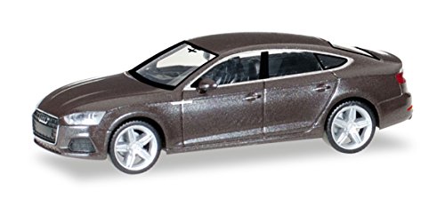 herpa 038706 Audi BMW 5er Touring Fahrzeug, Metallic Argus Brown, A5 von herpa