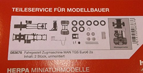 herpa 083676 - Fahrgestell Man TGS Euro 6 Zugmaschine, 2-achs von herpa