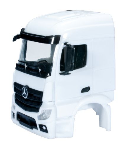 herpa 083690 - Mercedes-Benz Actros Streamspace 2.3 Fahrerhaus sep Grill ohne WLB, 2 Stück von herpa