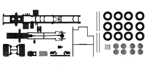 herpa 084697 Fahrgestell Mercedes-Benz Econic für Kofferaufbau (Inhalt: 2 Stück) von herpa