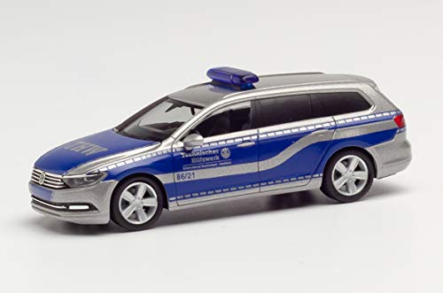 herpa 095402 Volkswagen VW Passat Variant THW OV Rudolstadt/Saalfeld, Mehrfarbig von herpa