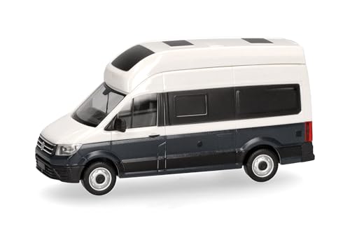 herpa 096294-002 Modellauto VW Crafter Grand California, Miniatur im Maßstab 1:87, Sammlerstück, Made in Germany, Modell aus Kunststoff von herpa