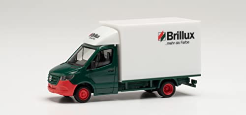 herpa 096546 Mercedes-Benz Sprinter 18 Koffer Brillux in Miniatur zum Basteln Sammeln und als Geschenk, Mehrfarbig von herpa