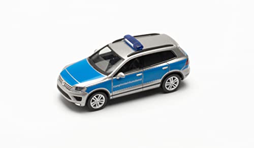 herpa 096669 Volkswagen Touareg „Kampfmittelräumdienst Schleswig-Holstein“ Auto Miniaturmodelle Kleinmodell Sammlerstück Detailgetreu, Mehrfarbig von herpa