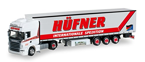 herpa 304610 - Scania R TL Gardinenplanen-Sattelzug Oswald Hüfner von herpa