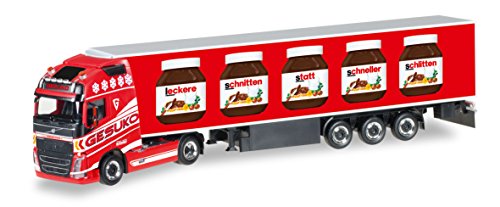 herpa 306959 - Fahrzeug, Volvo FH Gl. XL Kühlkoffer-Sattelzug Nutella/Gesuko von herpa