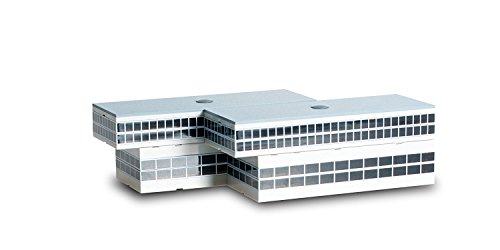 herpa 519649 519649-Airport Building, 2 Departure with Breaks Autos 519649-Flughafengebäude, 2 Abflug-Lounges mit Pausen, Weiss/opulenter Garten, Medium von herpa