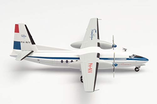 herpa 570930 Fokker F27 Friendship-1st Flight 65th Anniversary – PH-NIV, Mehrfarbig von herpa