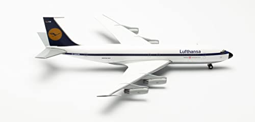 herpa 572019 Flugzeuggeschichte Lufthansa Boeing 707-400 Modell Flugzeug Modellbau Miniaturmodelle Sammlerstück, Mehrfarbig von herpa