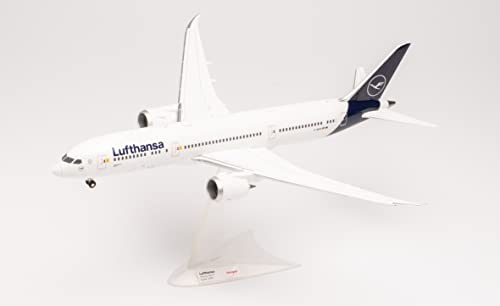 Herpa 572033 Lufthansa Boeing 787-9 Dreamliner – D-ABPA “Berlin”, Modell Flugzeug, Modellbau, Miniaturmodelle, Sammlerstück, 1:200 von herpa