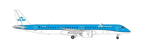 Herpa - KLM Cityhopper Embraer E195-E2 - PH-NXA, 572071, Mehrfarbig von herpa