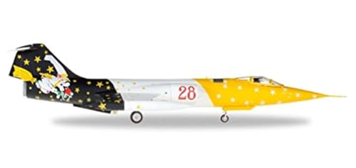 herpa 580205 Other License Italian AF Lockheed RF-104G Starfighter 28 Grupo, 3 Grad Stormo Strega Miniaturfahrzeug, Mehrfarbig herpa 580205 Other License Italian AF Lockheed RF-104G Starfighter 28 Grupo, 3 Grad Stormo Strega Miniaturfahrzeug, Mehrfarbig von herpa