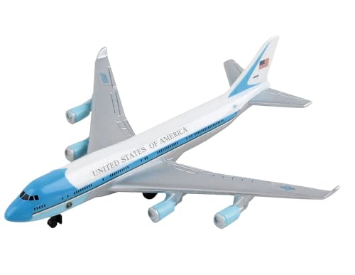 herpa 86RT-5734 Single Airplane Air Force One, Kleiner Maßstab, Flugzeug Modell, Spielzeug Miniaturmodell aus Metall und Kunststoff-für Kinder ab 3 Jahren, Mehrfarbig von herpa