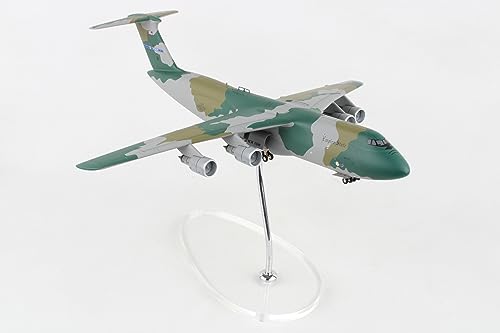 herpa Militär Modellflugzeug, U.S. Air Force Lockheed C-5A Galaxy - New York Air National Guard, Maßstab 1:200 - Modellbau Flugzeug, Flugzeugmodell für Sammler, Army Flieger aus Plastik von herpa