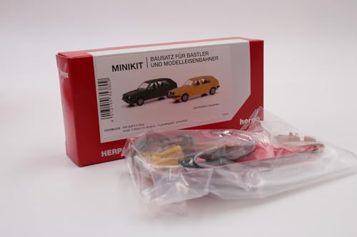 herpa MiniKit Golf II 4-türig, olivgrün/ginstergelb Nr. 012195-010 1:87 von herpa