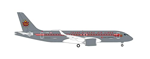 herpa Modellflugzeug Airbus A220-300 Air Canada – Trans Canada Air Lines Retro Livery Maßstab 1:500 - Modellbau Flugzeug, Flugzeugmodell für Sammler, Miniatur Deko, Flieger ohne Standfuß aus Metall herpa Modellflugzeug Airbus A220-300 Air Canada – Trans Canada Air Lines Retro Livery Maßstab 1:500 - Modellbau Flugzeug, Flugzeugmodell für Sammler, Miniatur Deko, Flieger ohne Standfuß aus Metall von herpa