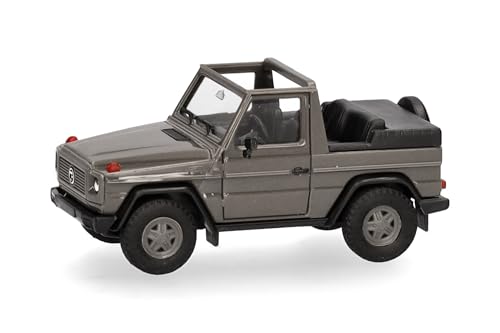 herpa 700863 Modellauto Puch G-Klasse, offen Österreichisches Heer, Miniatur im Maßstab 1:87, Sammlerstück, Made in Germany, Modell aus Kunststoff von herpa