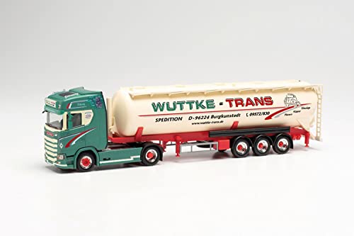 herpa Scania CS20 HD Silo-Sattelzug Wuttke-Trans Burgkunstadt 314886 /HN1800 von herpa