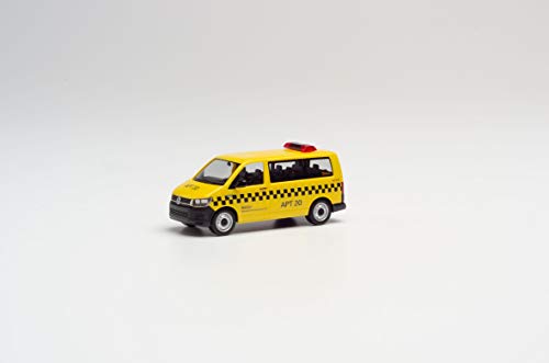 herpa VW T6 Bus Fraport/MASU APT 20" in Miniatur zum Basteln Sammeln und als Geschenk, 095112, Mehrfarbig von herpa