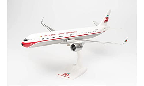 herpa Wings 613385 - TAP Air Portugal Airbus A321neo - Retro Anniversary Colors - CS-TJR - 1:100 - Snap-Fit von herpa