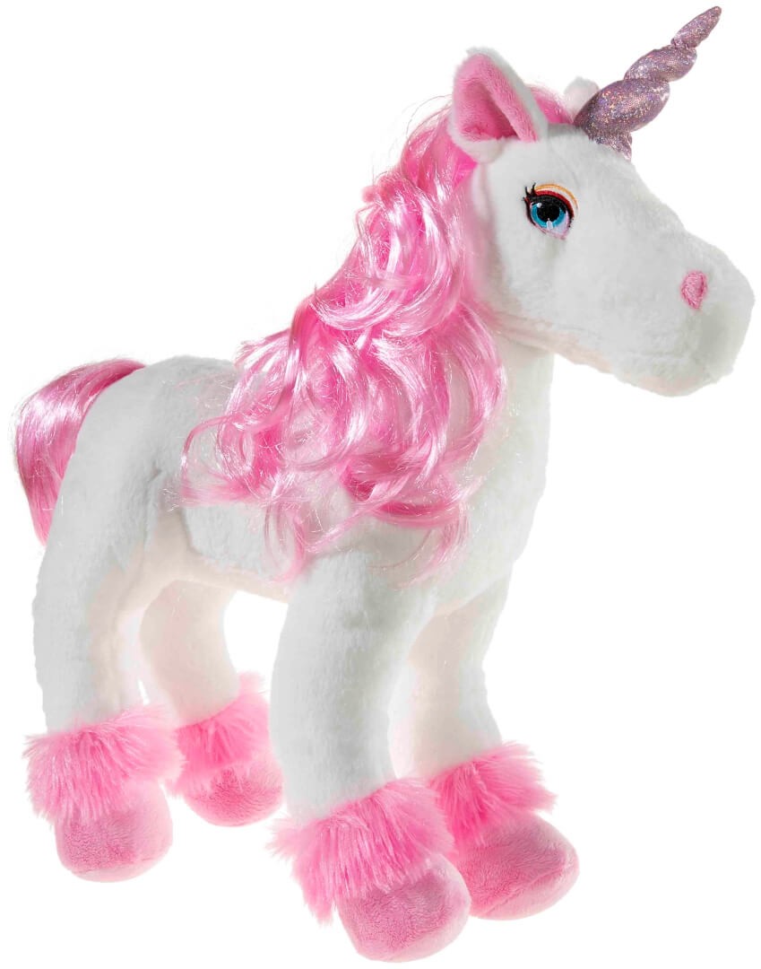 EINHORN mit Puppenhaar - Plüschtier Einhorn von heunec