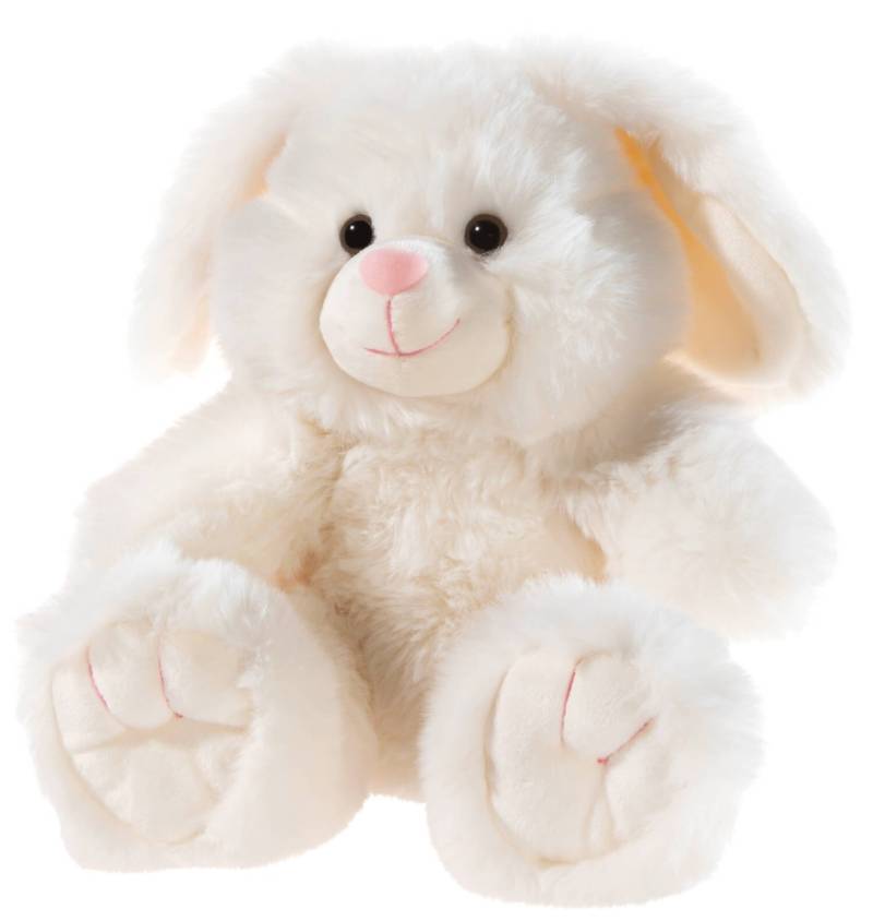 Kuscheliger Hase Fluffi, creme, 20cm, Plüschtier Hase von heunec