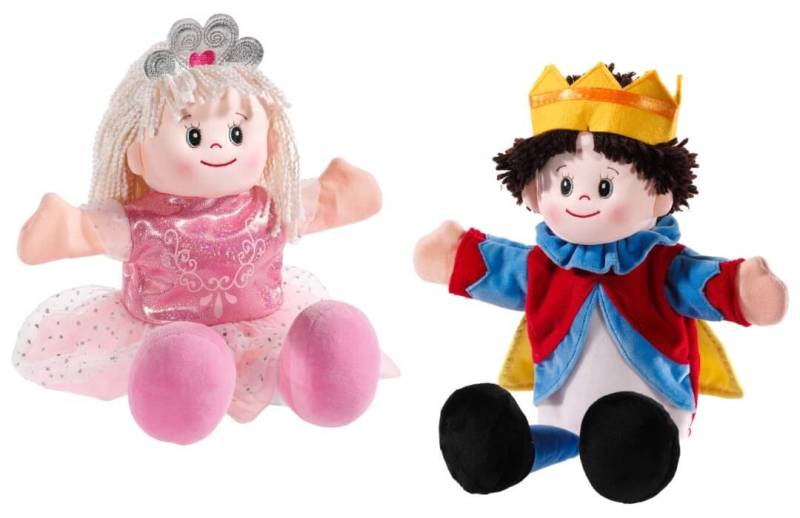 heunec Handspielpuppenset Poupetta Prinz und Prinzessin von heunec