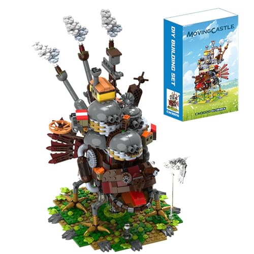 Anime Moving Castle Bausteine Bausatz, 1249 Klemmbausteine Howls Castle Modellbausätze DIY-Modellspielzeug Sammlerstück Geburtstagsgeschenk für Erwachsene Kinder Anime Moving Castle Bausteine Bausatz, 1249 Klemmbausteine Howls Castle Modellbausätze DIY-Modellspielzeug Sammlerstück Geburtstagsgeschenk für Erwachsene Kinder von highdar