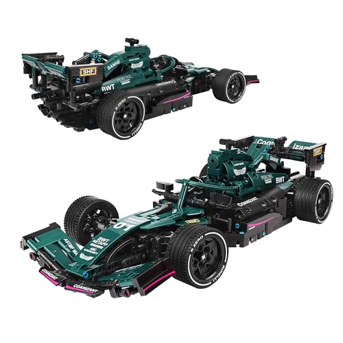 highdar Technik Formula Supersportwagen Bausteine, 1089 Klemmbausteine 1:12 Modellauto Bausatz, Formel 1 Rennwagen Bausteine MOC kreative Baukonstruktions Set für Erwachsene und Jugendliche von highdar