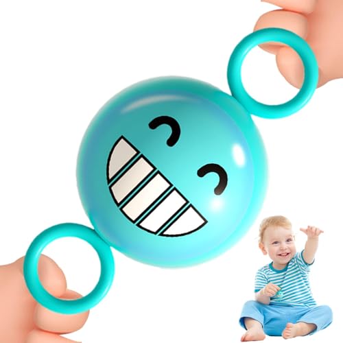 Ball an Einer Schnur,Ball mit befestigter Schnur für Kinder | Handübungs-Leuchtspielzeug für Kinder | Schwungrad-Spin-Fidget-Spielzeug, Flexibler Blinkender Gyro-Ball, lustiger von higyee