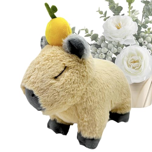 Capybara Plüsch groß, gefülltes Capybara, Weiche Tierplüschpuppen Capybara-Puppe Süßes Spielzeug, Capybara Stuff, Spielzeugfüllung, lustiges Stofftier für Kinder, Zuhause, Familie, Mädchen von higyee