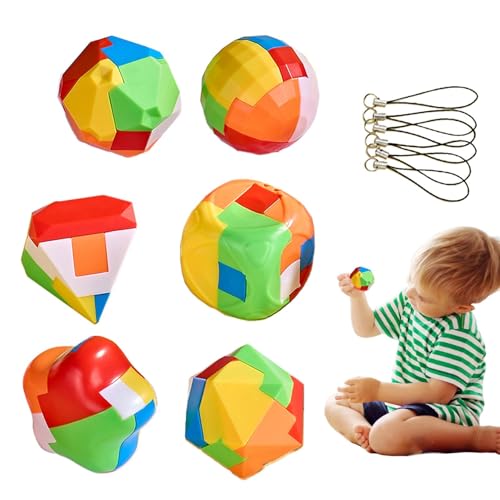 Denksport-Puzzle für Kinder, Denksport-Puzzle - Logisches Denktraining-Puzzlespielzeug - Brain Teasers Toy Unlock Interlock Logic Puzzle Intelligence Game Puzzles für Kinder von higyee