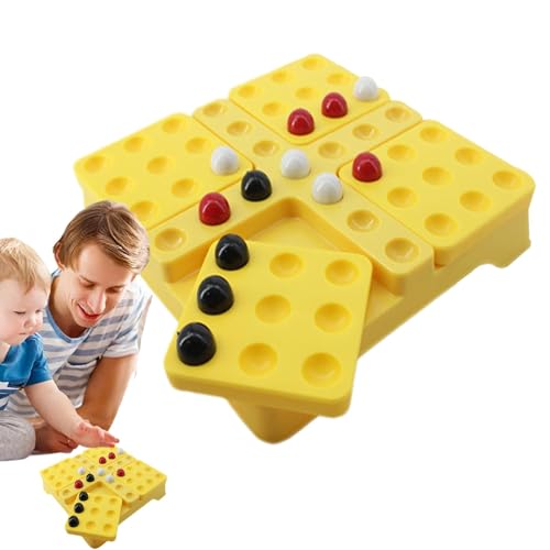 Go-Spielbrettset,Go-Spielset, Drehbares Gomoku-Brettspiel, Table Go Schachspiel, chinesisches altes Brettspiel, Gomoku-Brettspiel, Weiqi Go-Spielspielzeug für Kinder über 8 Jahre von higyee