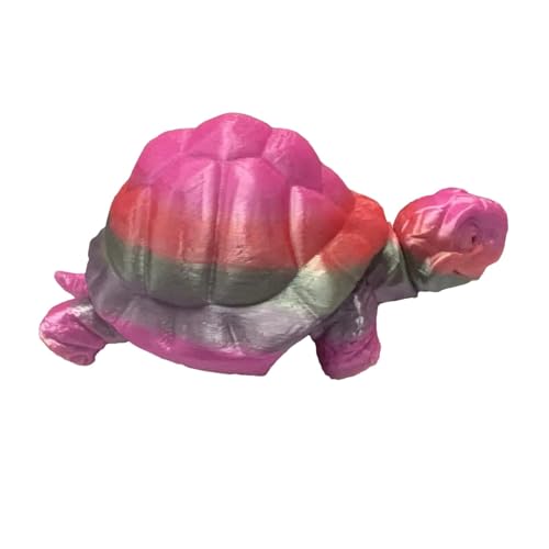 higyee 3D-gedruckte Gelenkschildkröte, 3D-gedrucktes Schildkröten-Zappelspielzeug | Mehrgelenkige bewegliche Spielzeugschildkröte,Bewegliche Sammlerfigur, bewegliches Tiermodell, kreative Verzierung von higyee