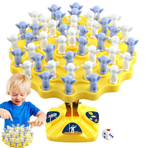 higyee Balance Tree Astronauten-Brettspiel, Balance-Spiele für Kinder - Astronaut Balance Board Spielzeug - Astronauten-Tischpuzzlespiel für Mädchen, Kinder, Kinder von higyee