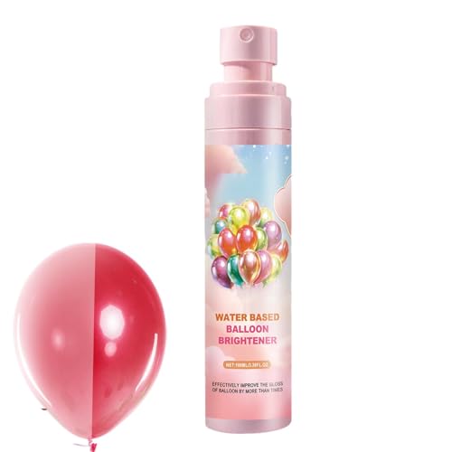 higyee Ballonspray für lange Haltbarkeit,Ballon-Glanzspray | Latex-Ballon-Glanz für strahlenden Auftritt - Schnell trocknend, Latex-Glanzglanz für brillantes Aussehen, Spray für glänzende Luftballons, von higyee