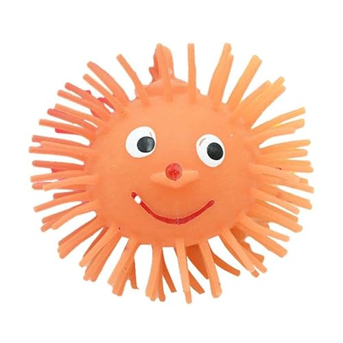 higyee Puffer-Kugeln, LED, leuchtende Kugeln, dick, leuchtend, blinkend, Anti-Stress, Gummi, LED, Squeeze, Fidget, Spielzeug für Weihnachten, Party Favors von higyee