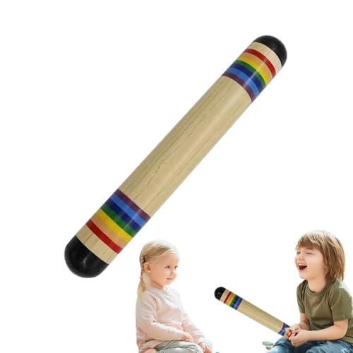 Regenstab, sensorisches Spielzeug, Regen-Sound-Maker-Stick | Rain Maker Rasselstreuer,Rainstick Shaker, musikalisches Instrument zur sensorischen und auditiven Entwicklung, lustiges von higyee