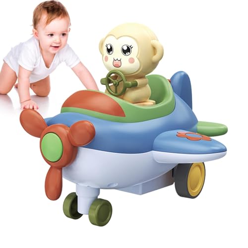 higyee Schiebespielzeugauto,Tierautospielzeug - Niedliche Tierspielzeugfahrzeuge für die Feinmotorik,Niedliches Gleitflugzeug-Autospielzeug für Kinder, verbessert die Eltern-Kind-Interaktion, von higyee