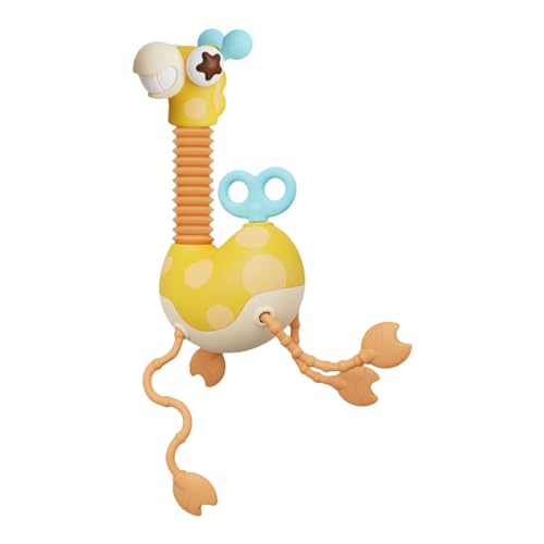 higyee Sensory Tubes Spielzeug,Pop Tube Giraffe - Pop Tubes Sinnesspielzeug für Kinder,Formveränderndes Röhrenspielzeug, pädagogisches Feinmotorikspielzeug für Mädchen und Jungen von higyee