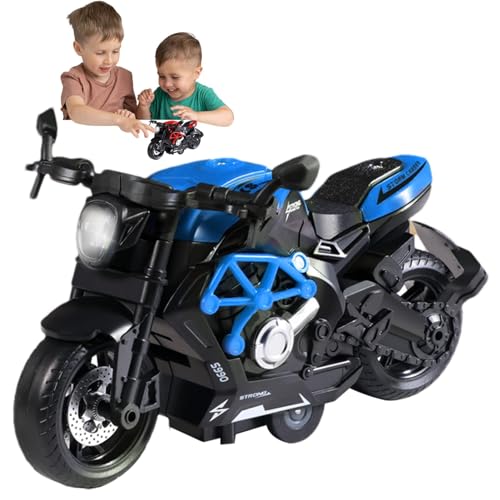 higyee Spielzeug-Motorrad, zurückziehbares Motorrad-Spielzeug - Trägheitsfahrzeugmodell, realistisches, hochsimuliertes Motorrad | Motorgeräusch, Bunte, Tischdekoration, pädagogisches von higyee