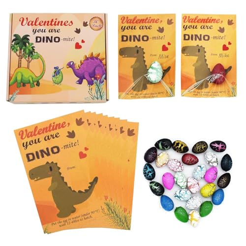 higyee Spielzeug Zum Ausbrüten Von Dinosaurier Eiern Zu Ostern – Lustiges Spielzeug Zum Ausbrüten Von Dinosaurier Eiern | Set Zum Ausbrüten Von Dinosaurier Eiern Grußkarten von higyee