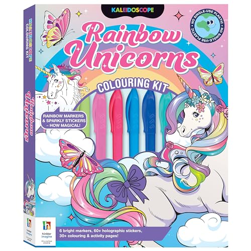 Hinkler Kaleidoscope Colouring Kit Rainbow Unicorns von hinkler