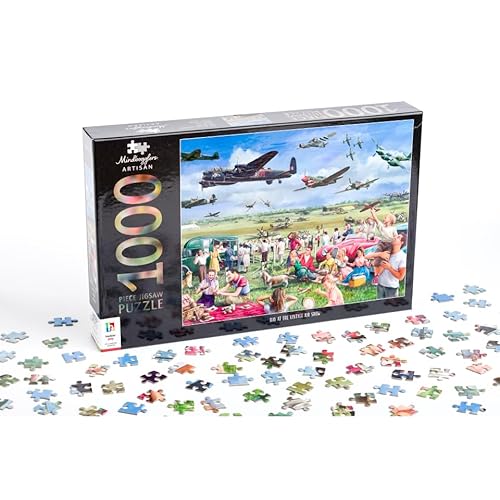 Hinkler - Mindbogglers Artisan 1000 Teile Puzzle - Tag bei der Vintage Air Show - 1000 Teile Puzzle für Erwachsene - Herausfordernde Puzzlespiele - Geschenke von hinkler