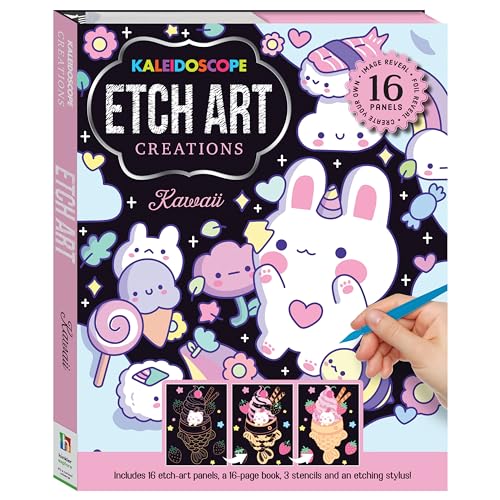 Kaleidoscope Etch Art Creations Kawaii von hinkler