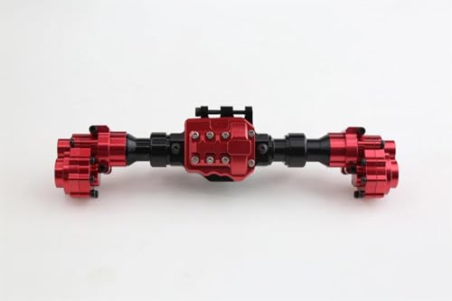 RC-Achsen-Komplettset Kompatibel mit TRX-4 Upgrade-Teile für RC-Achsen, Aluminium-Portalachsengehäuse vorne und hinten, 1/10 RC Crawler Car(Color:1,Size:Rear) von hjuink