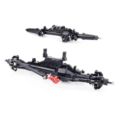 hjuink RC-Achsen-Komplettset Kompatibel Mit Axial Für Wraith Für Rock Für Racer 90018 90045 RR10 90048 1/10 RC Autos Aluminiumlegierung Vorne Hinterachse Für RC Crawler(Size:1) von hjuink